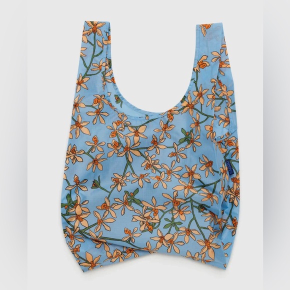 Baggu‎ Standard Reusable Tote Bag Orchid Brand New - Picture 1 of 5